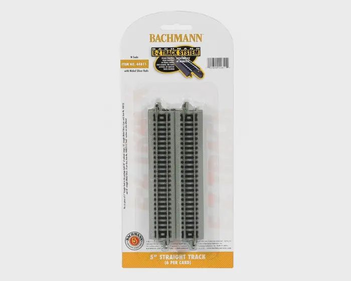 Bachmann 44811 -  N 5" Straight Nickel Silver Track