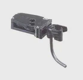 #711 Old-Time/Light Duty Plastic Knuckle Coupler -- Black 2 Pair