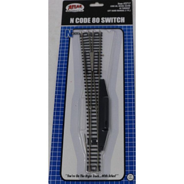 Atlas 2717 - N Code 80 #8 Manual Switch Left