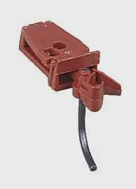 Kadee - #712 Old-Time/Light Duty Plastic Knuckle Coupler -- Rust 2 Pair
