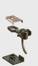 Kadee - #24 Plastic-Shank Coupler - Kit - Magne-Matic(R) -- Short 1/4&quot; Underset w/#213 &amp; #234 Draft Gear Box &amp; Talgo Truck Adaptors 2 P