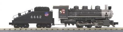 MTH Railking 30-1849-1 -- 0-6-0 Imperial USRA Steam Switcher w/Proto-Sound 3.0 (Slope Tender) - Union Pacific Cab # 4442