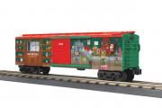 MTH RailKing 30-71185 -- Box Car w/Power Meter - North Pole Power &amp; Light #2024