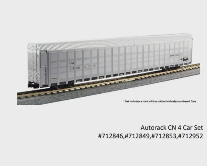Kato-  N Autorack Four Car Set CN (4-Car Set)