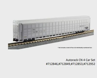 Kato-  N Autorack Four Car Set CN (4-Car Set)