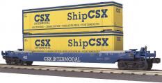 MTH RailKing 30-76903 --Husky Stack Car - CSX  #620231