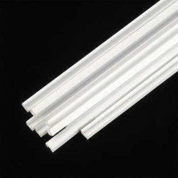 Plastruct 90582 - Styrene Structural Shapes - Deep Channels -- 3/32 x 10&quot; Long pkg(10)