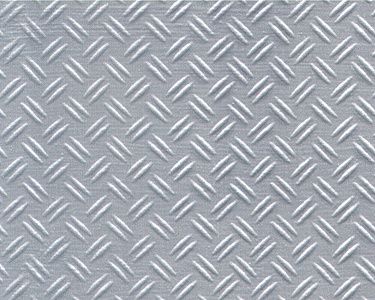 Plastruct-Patterned Sheets - Safety Tread - Double Diamond Plate - .020 x 7 x 12&quot; pkg(2) -- White - .187&quot; Spacing