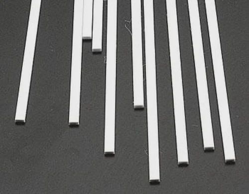 Plastruct 90756 - .125&quot; x 10&quot; x 0.060&quot; Styrene Strip (Pack of 10)