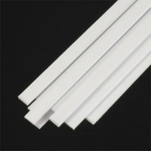 Plastruct 90767 - .156&quot; x 10&quot; x 0.080&quot; Square Styrene Rod (Pack of 10)