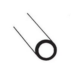 Plastruct-Styrene Tubing - Round -- 1/4 x 15&quot; Long pkg(7