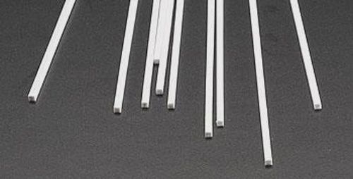 Plastruct 90760 - 0.080&quot; x 10&quot; x 0.080&quot; Square Styrene Rod (Pack of 10)