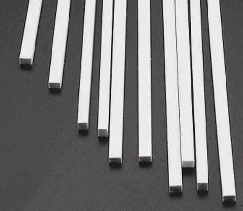 Plastruct 90787 - .156&quot; x 10&quot; x .125&quot; Styrene Strip (Pack of 10)