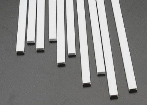 Plastruct 90789 - .250&quot; x 10&quot; x .125&quot; Styrene Strip (Pack of 10)