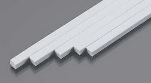 Plastruct 90798 - .187&quot; x 10&quot; x .156&quot; Styrene Strip (Pack of 5)