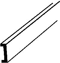 Plastruct-Styrene Structural Shapes - Channels -- 1/16 x 10&quot; Long pkg(10)