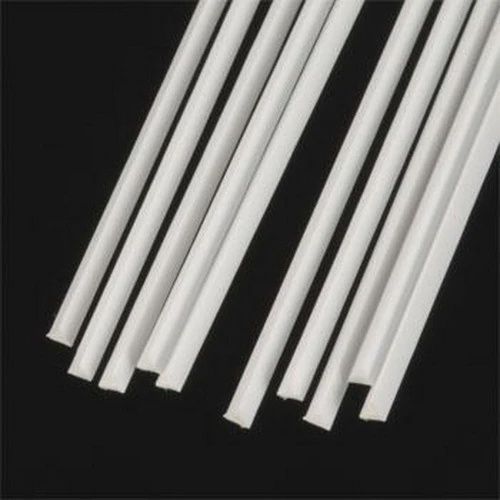 Plastruct-0.080&quot; x 10&quot; x 0.080&quot; Triangular Styrene Rod (Pack of 10)