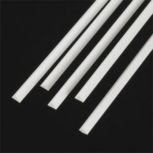 Plastruct-.125&quot; x 10&quot; x 0.125&quot; Triangular Styrene Rod (Pack of 5)