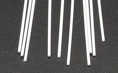 Plastruct - .030&quot; x 10&quot; Hexagonal Styrene Rod (Pack of 10)