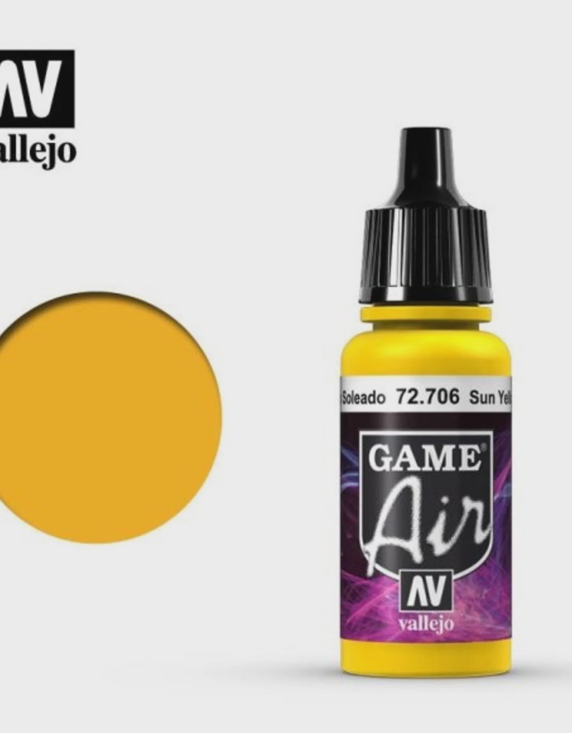 Vallejo 72.706 - Game Air - Sun Yellow