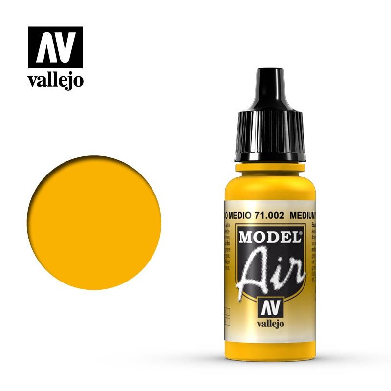 Vallejo-71.002-Model Air-Medium Yellow
