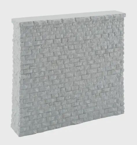 Walthers - Double-Track Railroad Bridge Stone Pier - Resin Casting -- Approximate dimensions: 5-3/4 x 1-3/16 x 5-3/16&quot; 14.6 x 3 x 13.1cm