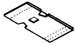 Kadee #204 - Minimum Space Adaptor Plate