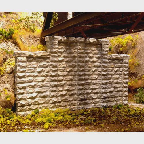 Chooch Enterprises 8400 - HO Cut Stone Stepped Wall Abutment