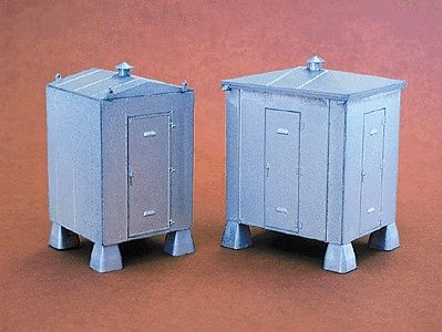 Grandt Line 5910 - HO Relay House - Kit -- Different Styles pkg(2)