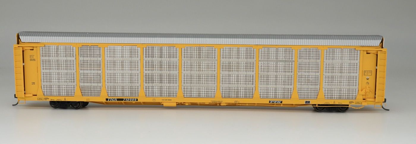 InterMountain #452113 - HO Bi-Level Auto Rack - TINX - TTGX - Plain Yellow, Road Number: 712172