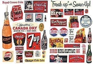 JL Innovative Design- HO 297 1930s-1950s Vintage Soft Drink Signs Series II (44)