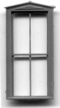 Grandt Line-HO Door 4-Pane Window w/Transom