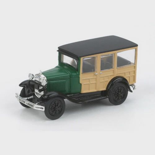 Athearn-HO Ford Model A Woody, Dark Green