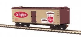 MTH 81-94011 - HO - R40-2 Woodside Reefer Car - Dr. Pepper