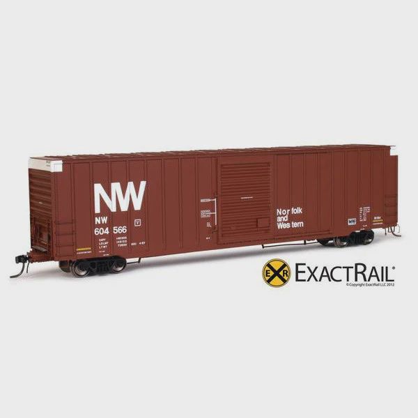ExactRail - HO - Berwick 7327 Boxcar - Norfolk &amp; Western, Road Number: 604566