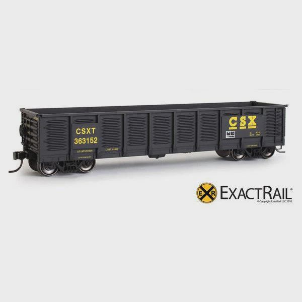 ExactRail - HO - Gunderson 2420 Gondola - CSXT, Road Number: 363152