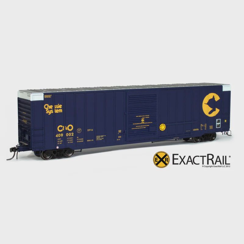 ExcatRail - HO - Berwick 7327 Boxcar - Chessie System - C&amp;O #409031