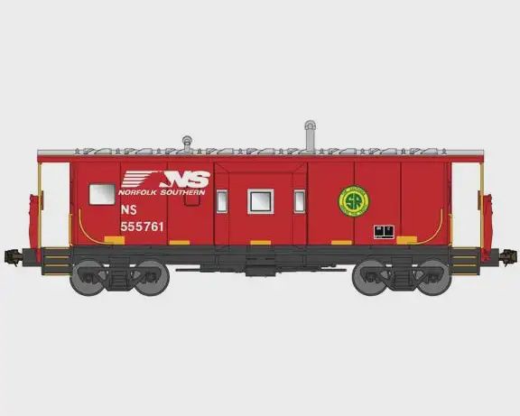 Bluford Shops 41160 N International Car Bay Window Caboose Phase 1 Norfolk Southern #555761
