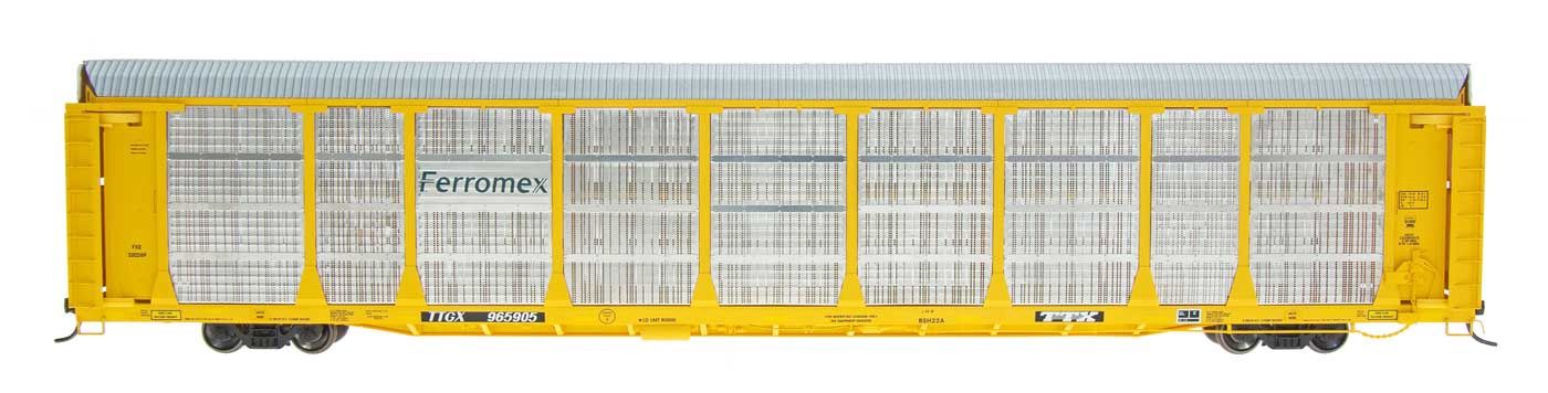 InterMountain 19470 - N Bi-Level Auto Rack - Ferromex - TTGX Flat Car, Road Number: 942528