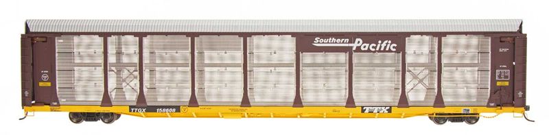 InterMountain 19476 - N Bi-Level Auto Rack - Southern Pacific - Speed Lettering - TTGX Flat Car