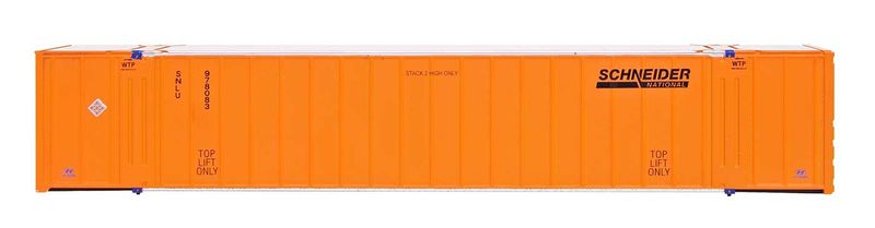 InterMountain 30653 - HO 53&#39; Container - Schneider - SNLU - Hyundai Late