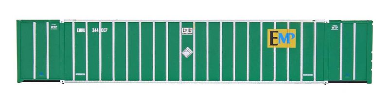 InterMountain 30623 - HO 53&#39; Hyundai Hi-Cube Container -EMP - EMHU