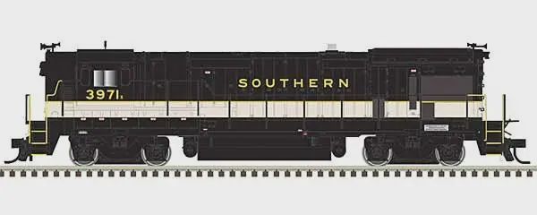Atlas 40005464 - N - GE B23-7 High Nose, No Anticlimber - LokSound and DCC -- Southern Railway #3986 (black, white)