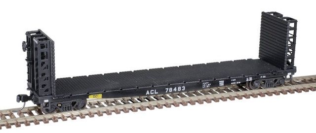 Atlas 50005783 -N- 48&#39; GSI Bulkhead Flat Car Atlantic Coast Line (ACL) 78483