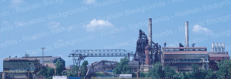 Realistic Backgrounds - Ore Bridge, Blast Furnace