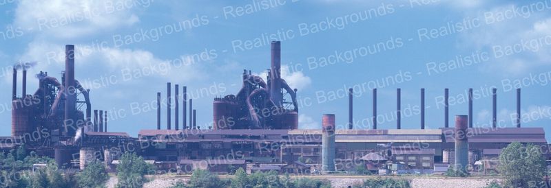 Realistic Backgrounds - Open-Hearth Furnace