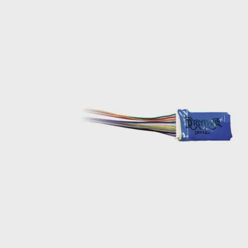 DH127D Series 7 Mobile DCC Control Decoder -- 9-Pin Harness Socket 1A/2A Peak, 2 FX7 Functions