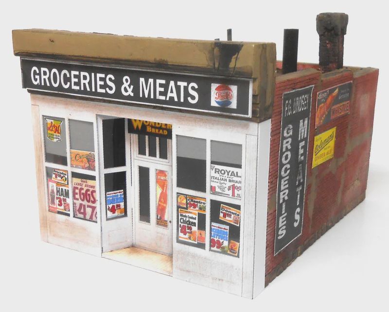 DOWNTOWN DECO DD-58 - LINDSEY&#39;S GROCERY - O SCALE