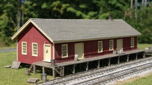 Motrak Models 1006-B - Wolfeboro Freight House - HO Scale Kit