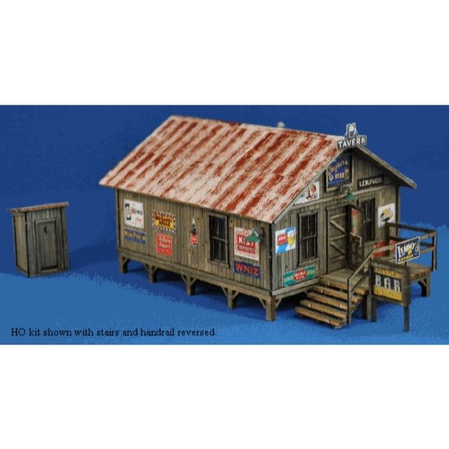 Blair Line 2003 - Sam&#39;s Roadhouse w/Outhouse  Kit - HO Scale